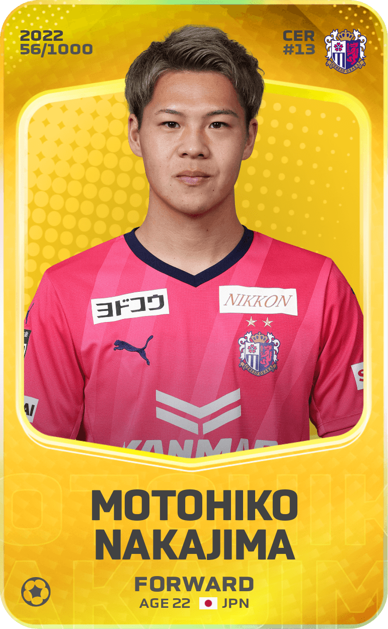 Motohiko Nakajima 2022-23 • Limited 56/1000