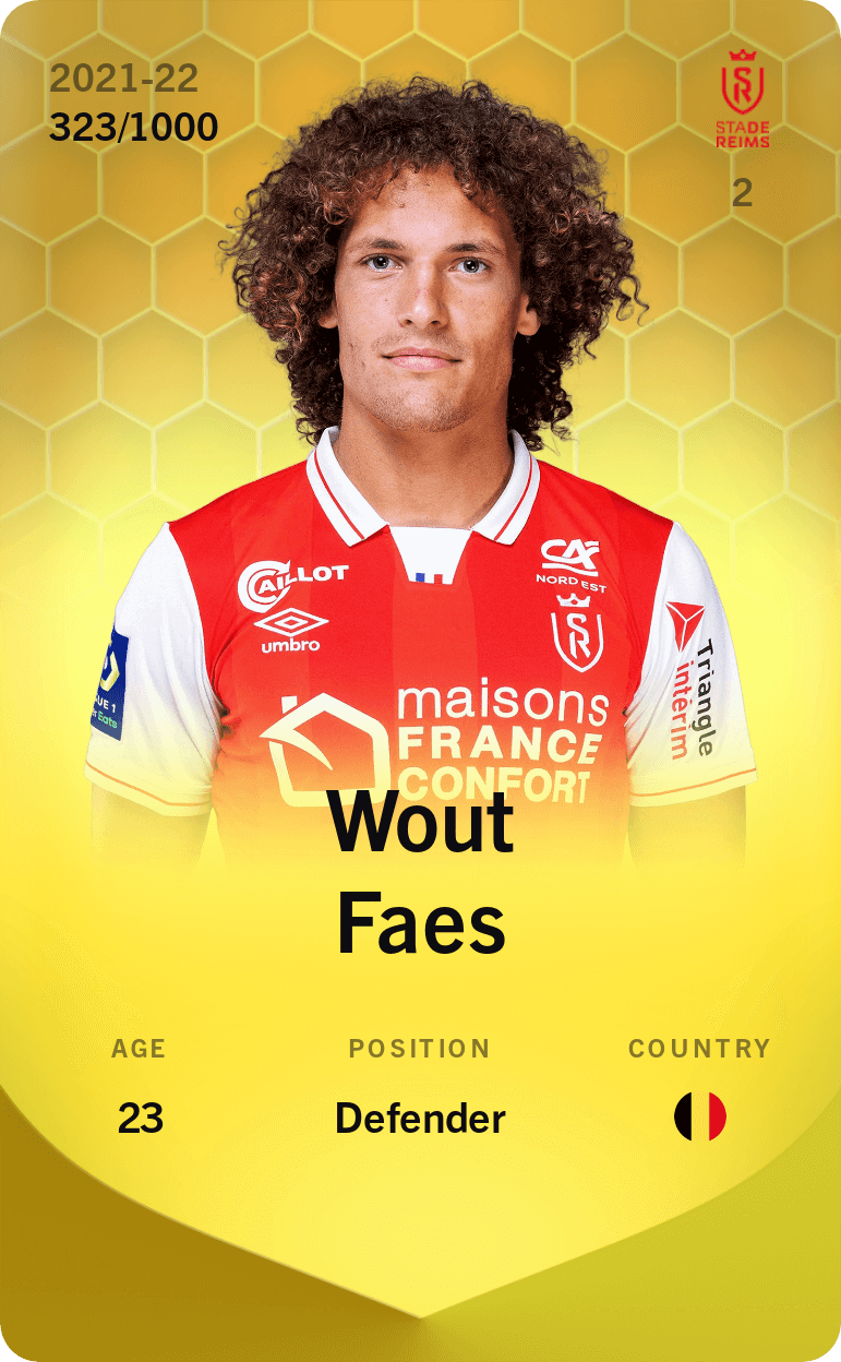 Wout Faes 2021-22 • Limited 323/1000