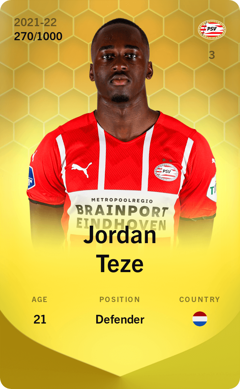 Jordan Teze 2021-22 • Limited 270/1000