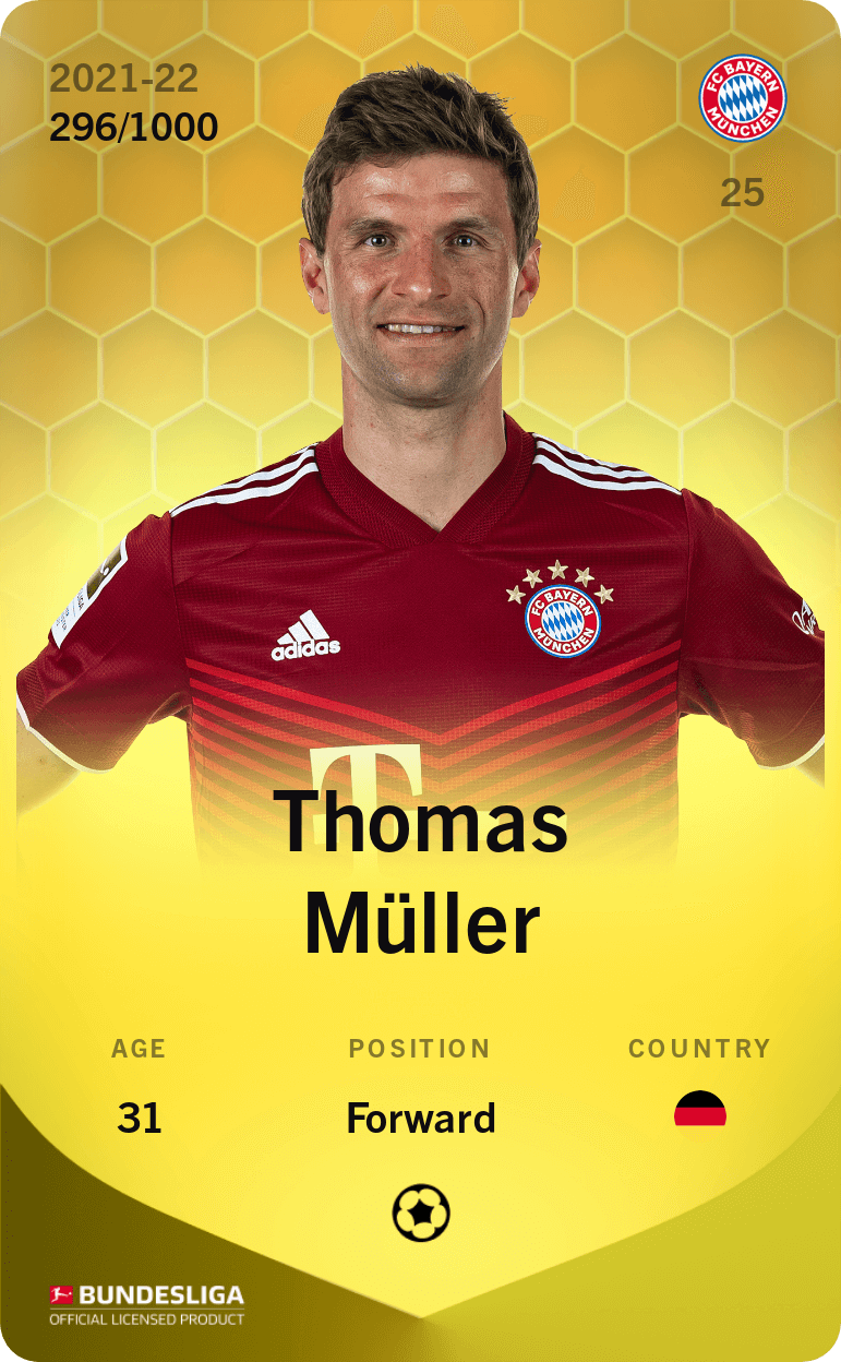 Thomas Müller 2021-22 • Limited 296/1000