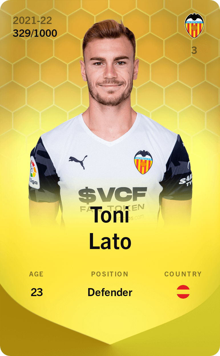 Toni Lato 2021-22 • Limited 329/1000