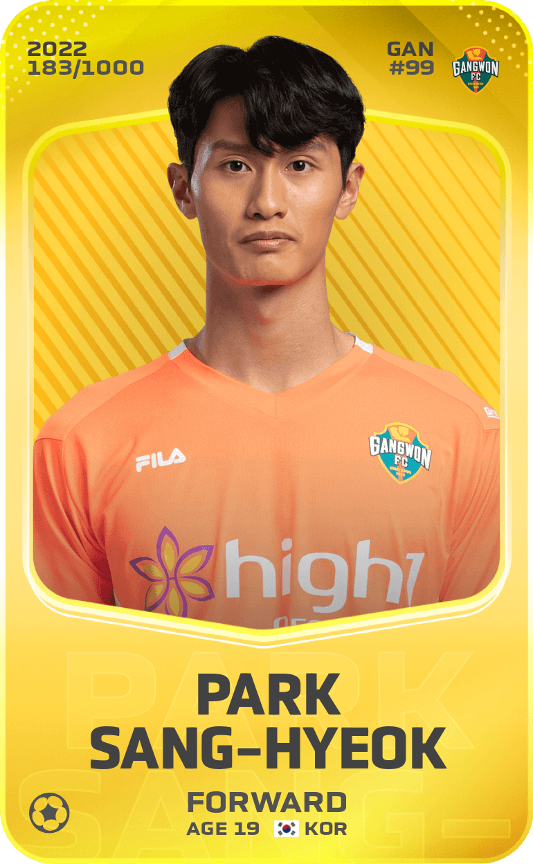 Park Sang-Hyeok 2022-23 • Limited 183/1000
