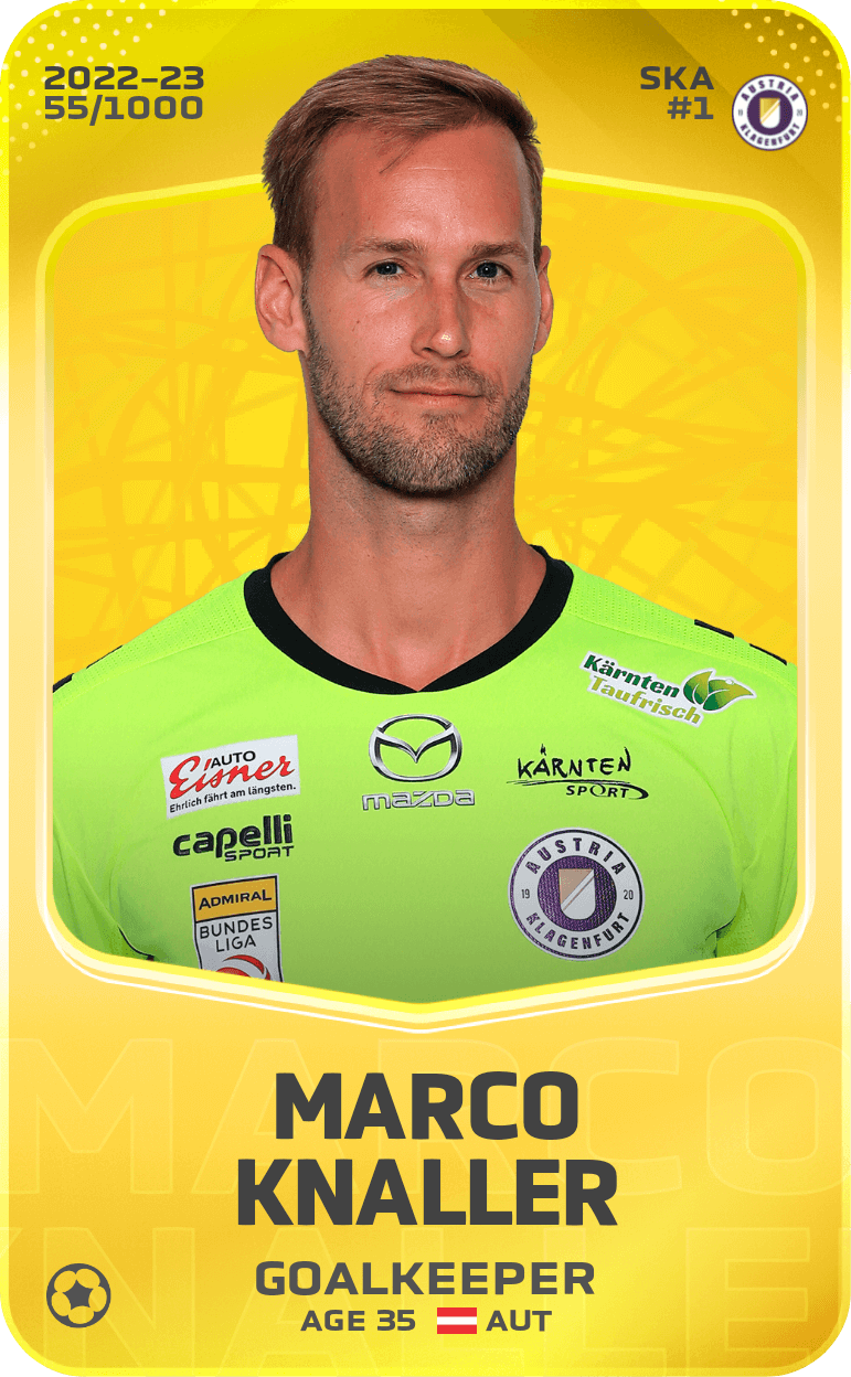 Marco Knaller 2022-23 • Limited 55/1000