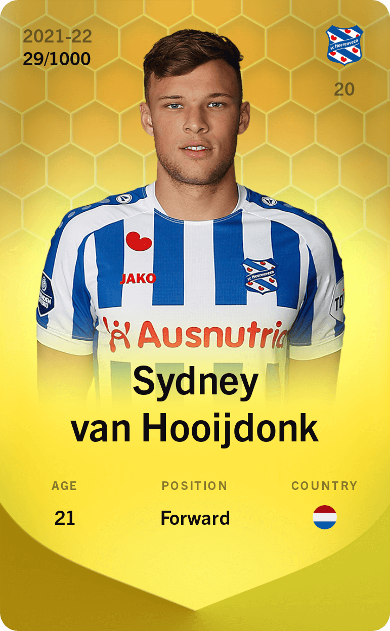 Sydney van Hooijdonk 2021-22 • Limited 29/1000