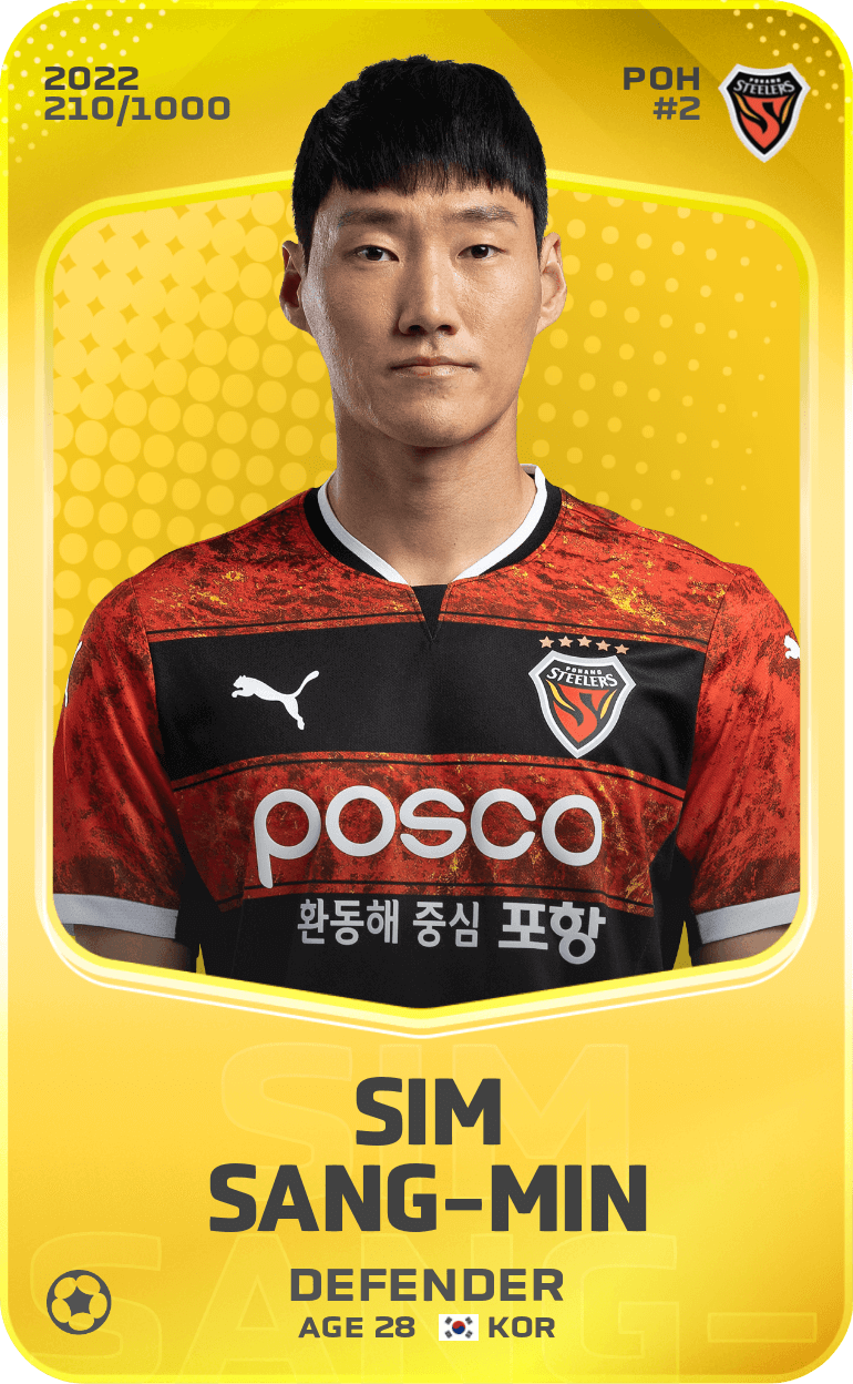 Sim Sang-Min 2022-23 • Limited 210/1000