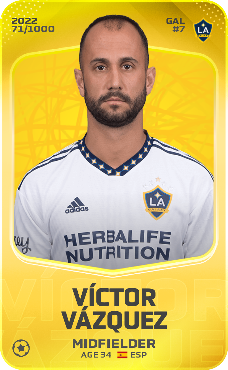 Sorare - Sorare Official - Víctor Vázquez 2022-23 • Limited 71/1000 - NFT # 60891062906358165811974295584800968091993802467382136183011347910583619241161