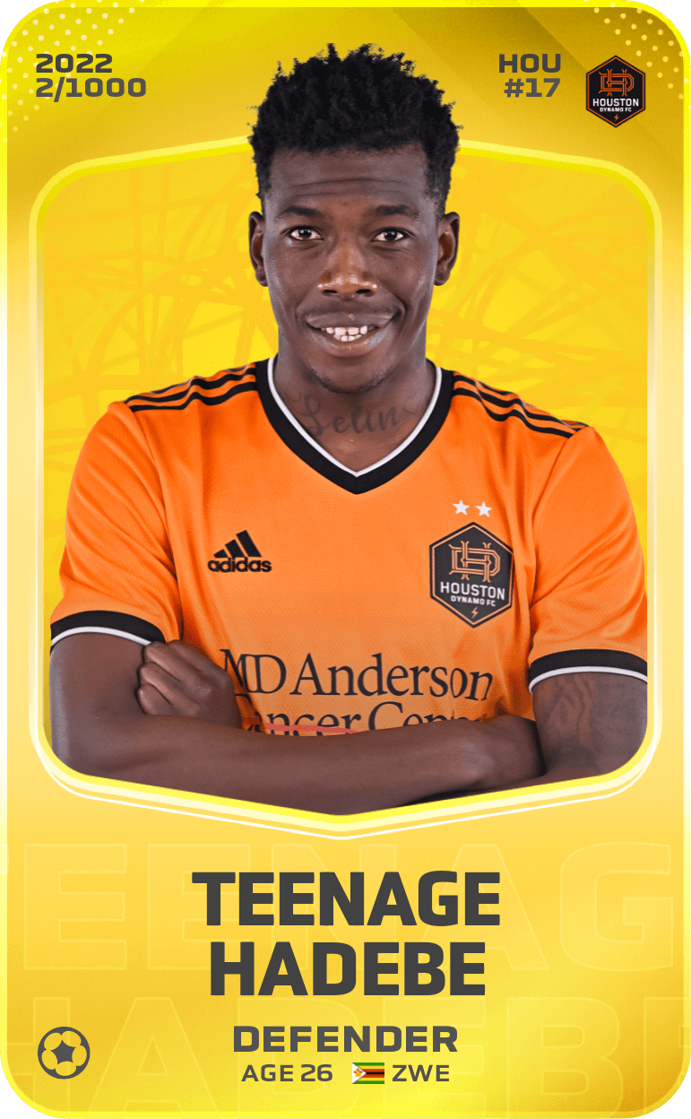Teenage Hadebe 2022-23 • Limited 2/1000