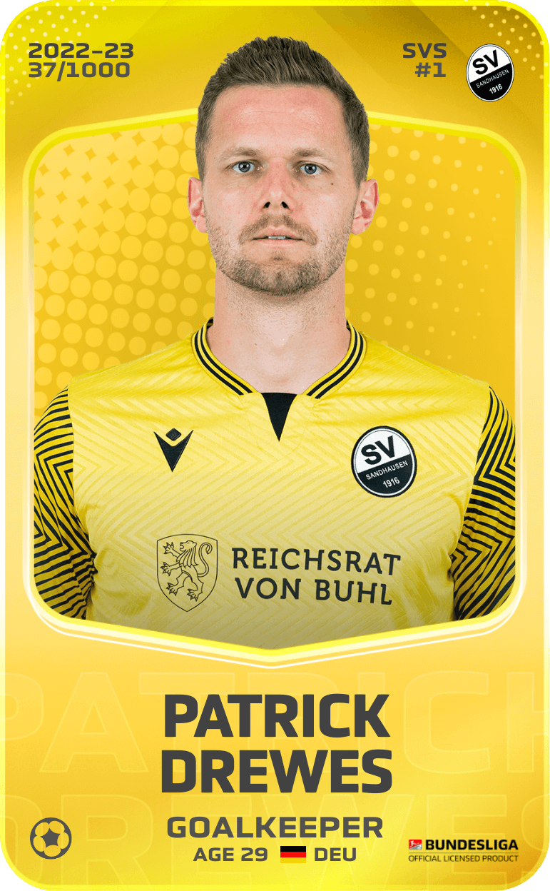 Patrick Drewes 2022-23 • Limited 37/1000