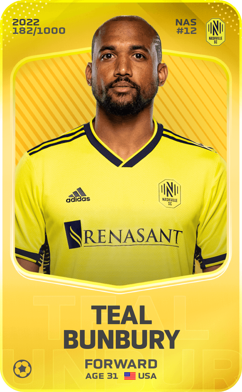 Teal Bunbury 2022-23 • Limited 182/1000