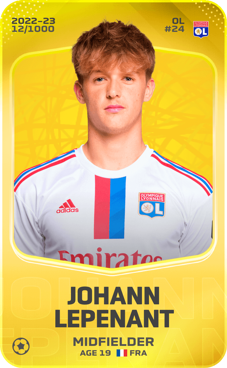 Johann Lepenant 2022-23 • Limited 12/1000