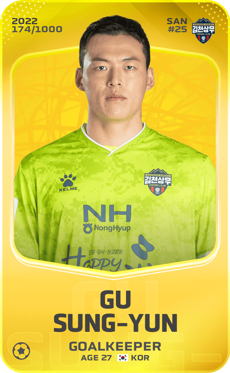 Gu Sung-Yun 2022-23 • Limited 174/1000