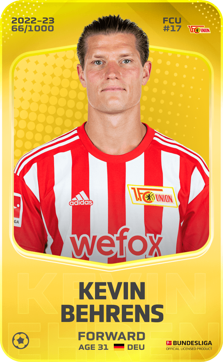 Kevin Behrens 2022-23 • Limited 66/1000