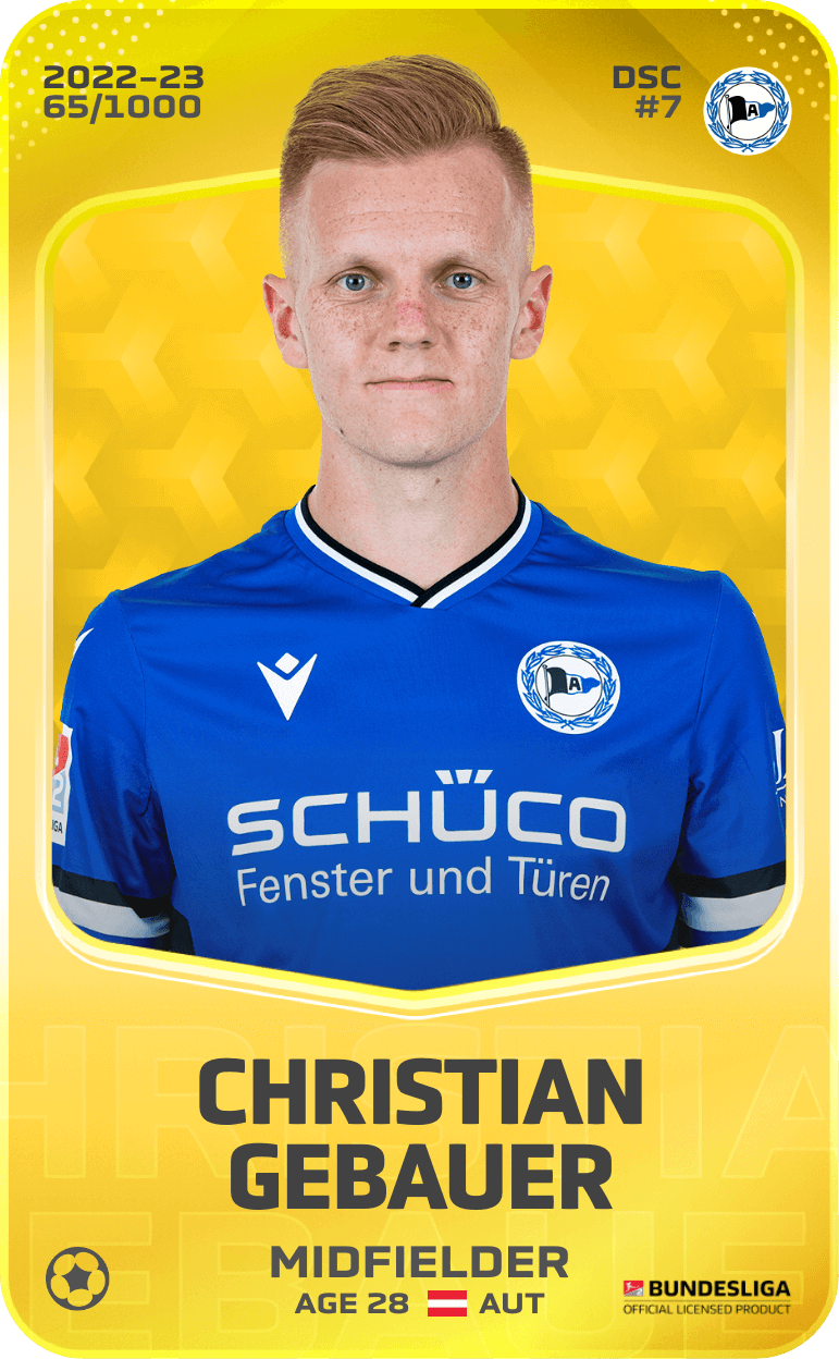 Christian Gebauer 2022-23 • Limited 65/1000