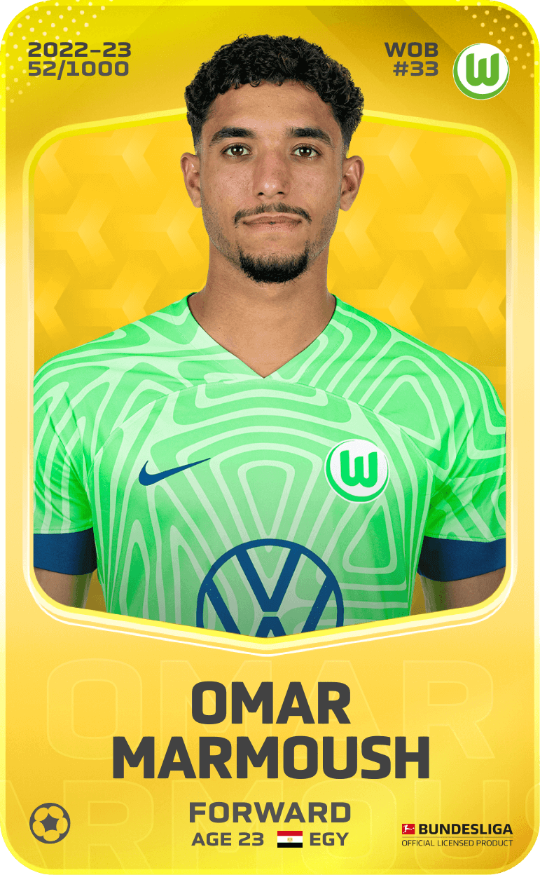 Omar Marmoush 2022-23 • Limited 52/1000