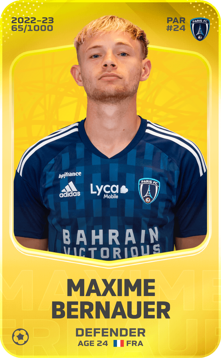 Maxime Bernauer 2022-23 • Limited 65/1000