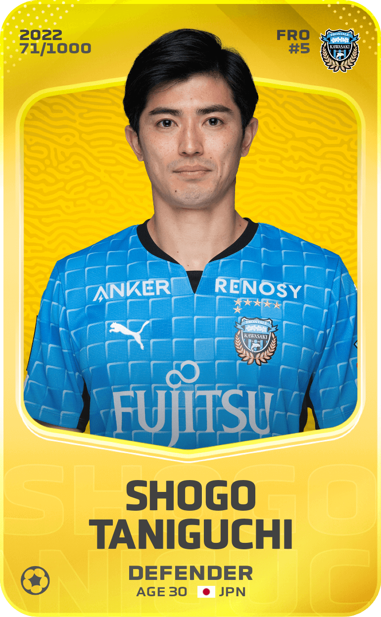 Shogo Taniguchi 2022-23 • Limited 71/1000