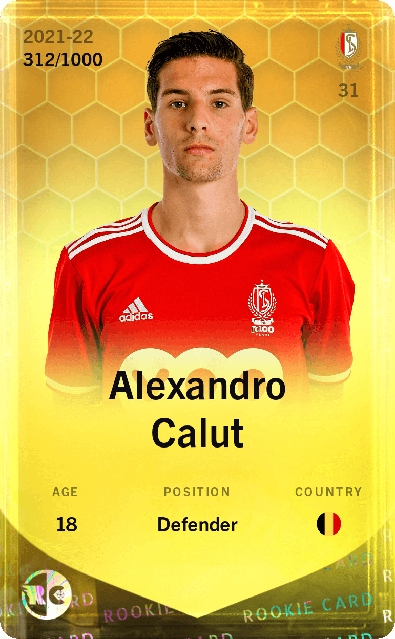 Alexandro Calut 2021-22 • Limited 312/1000