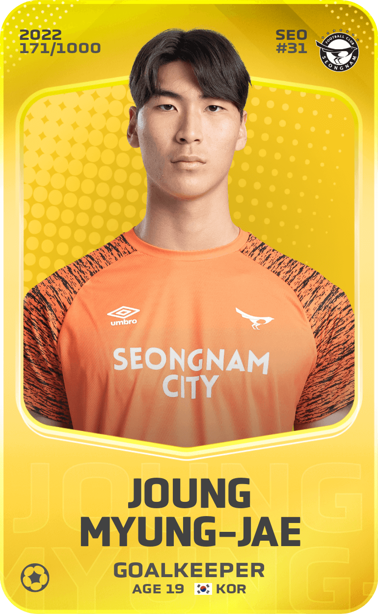 Joung Myung-Jae 2022-23 • Limited 171/1000