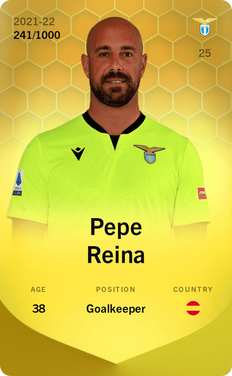 Pepe Reina 2021-22 • Limited 241/1000