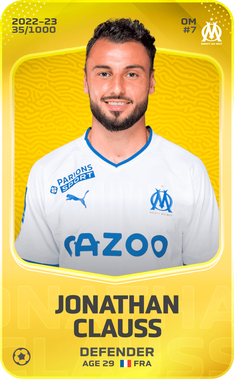 Jonathan Clauss 2022-23 • Limited 35/1000