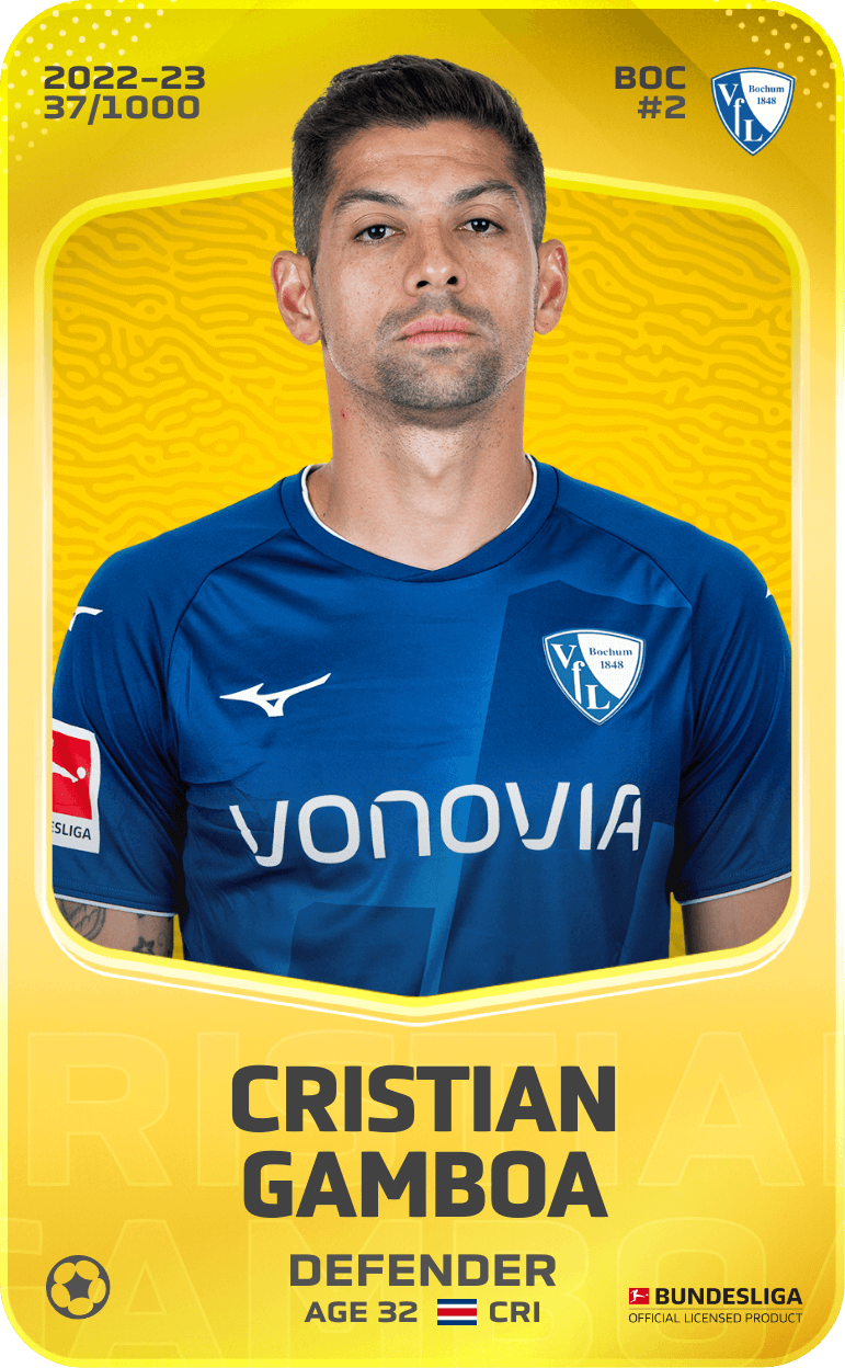 Cristian Gamboa 2022-23 • Limited 37/1000