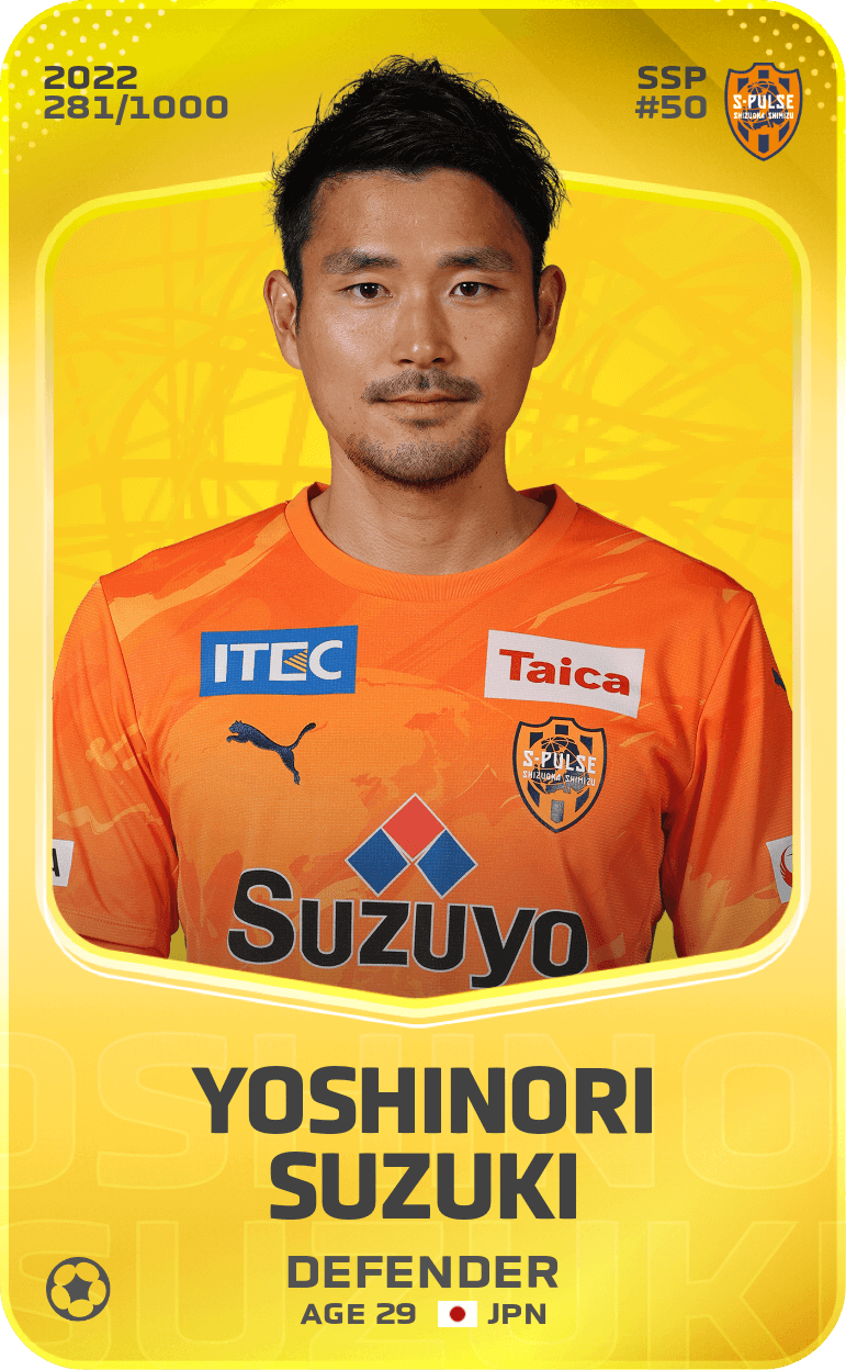 Yoshinori Suzuki 2022-23 • Limited 281/1000