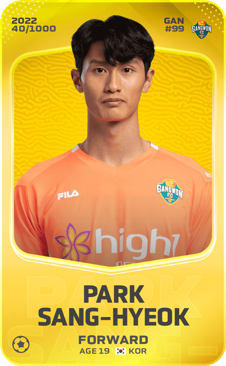 Park Sang-Hyeok 2022-23 • Limited 40/1000
