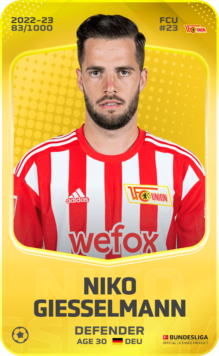 Niko Gießelmann 2022-23 • Limited 83/1000