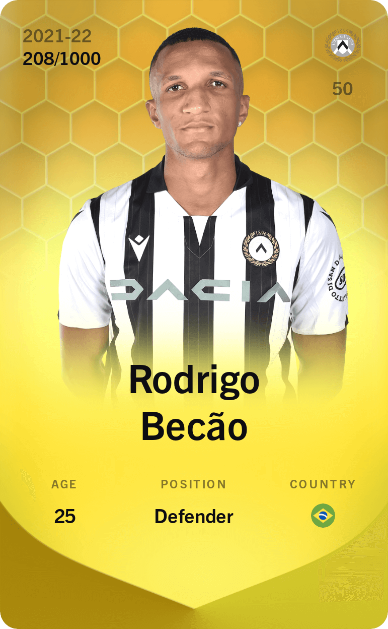 Rodrigo Becão 2021-22 • Limited 208/1000