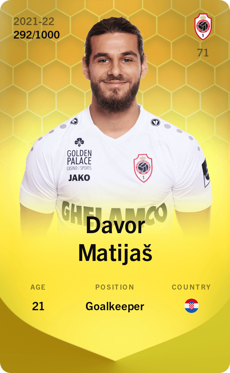 Davor Matijaš 2021-22 • Limited 292/1000