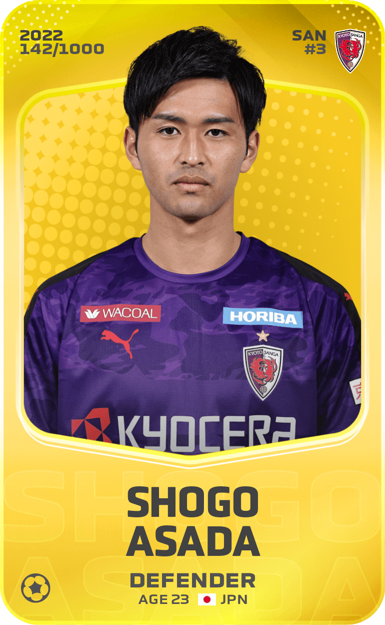 Shogo Asada 2022-23 • Limited 142/1000