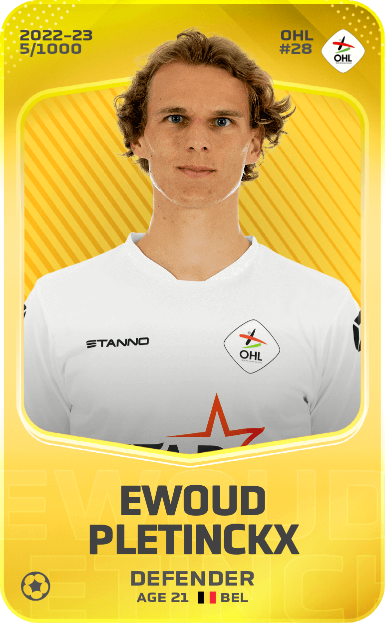 Ewoud Pletinckx 2022-23 • Limited 5/1000