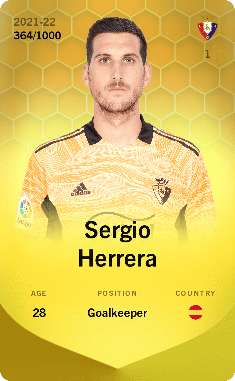 Sergio Herrera 2021-22 • Limited 364/1000