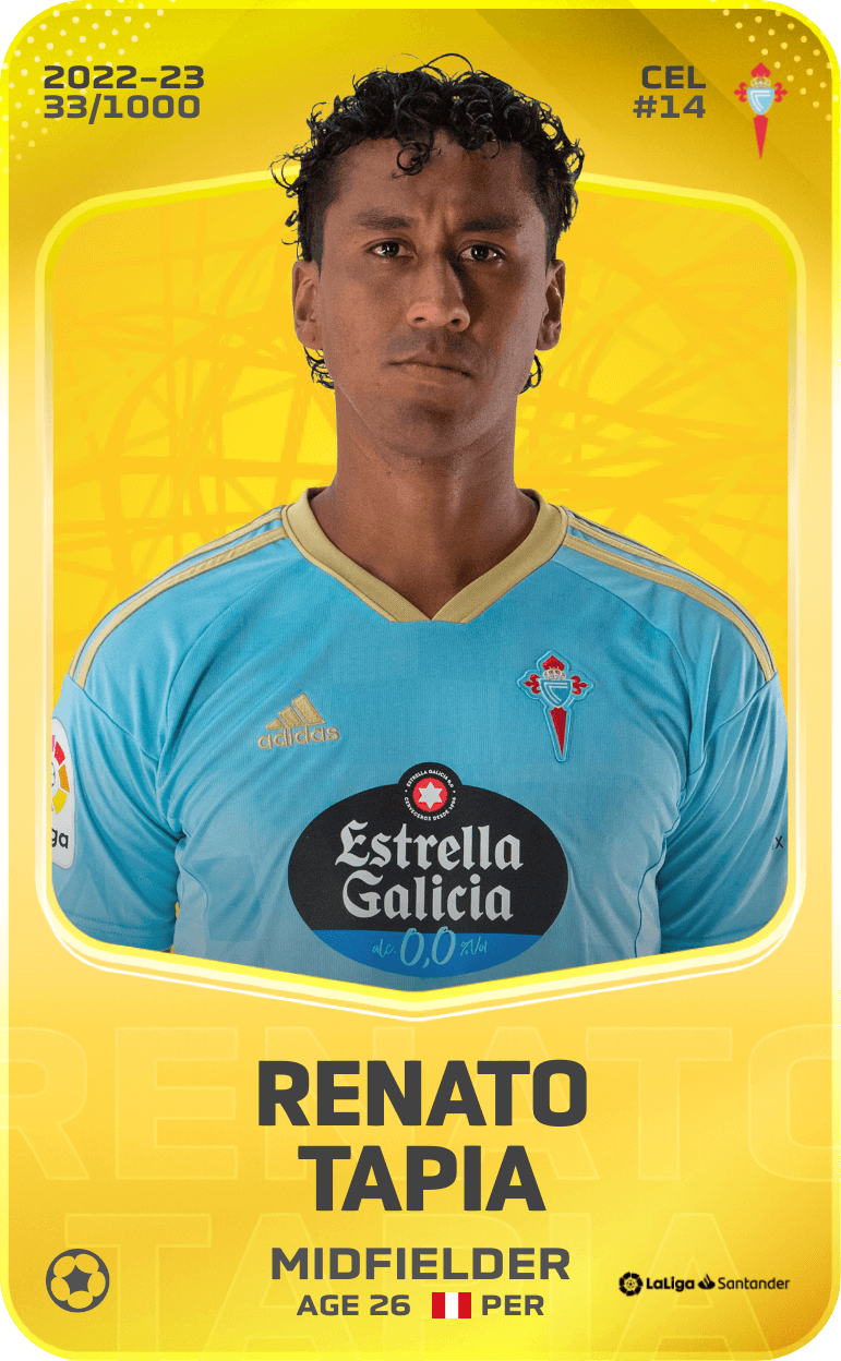 Renato Tapia 2022-23 • Limited 33/1000