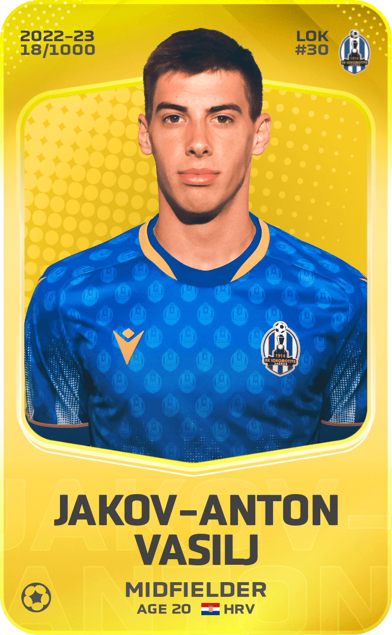 Jakov-Anton Vasilj 2022-23 • Limited 18/1000