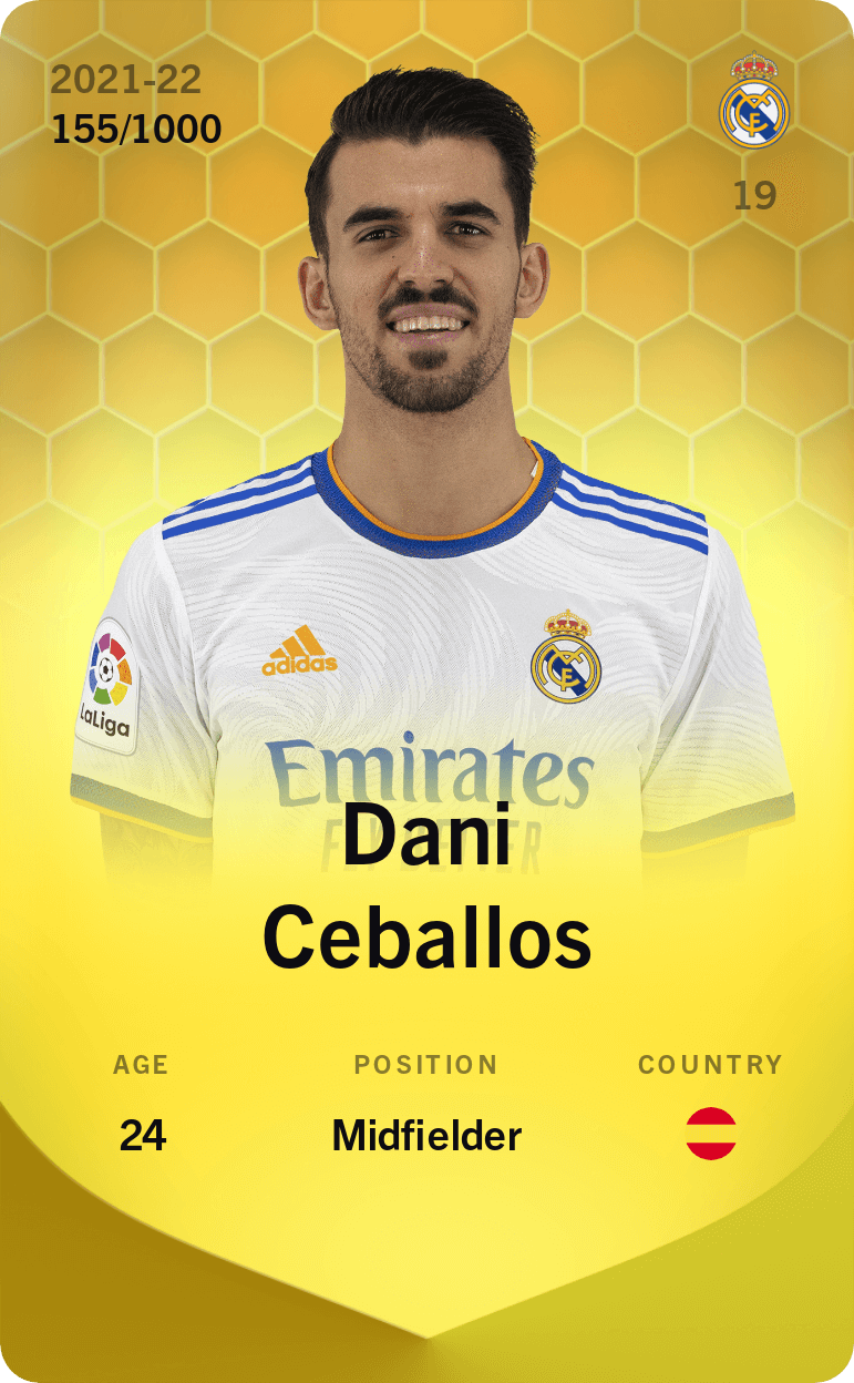 Dani Ceballos 2021-22 • Limited 155/1000