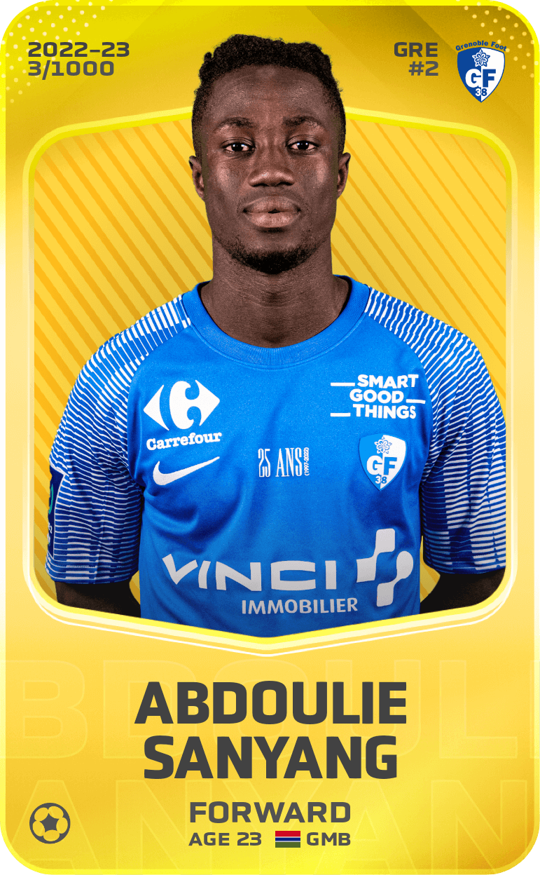 Abdoulie Sanyang 2022-23 • Limited 3/1000