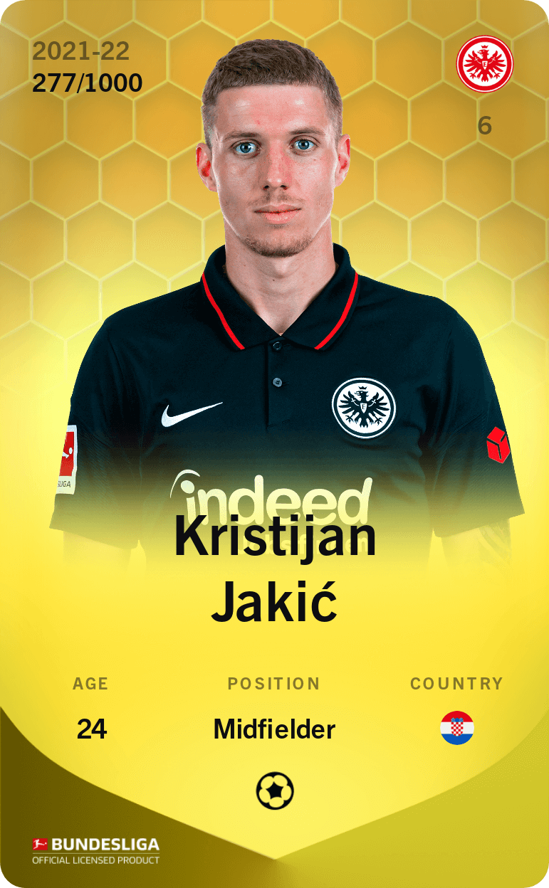 Kristijan Jakić 2021-22 • Limited 277/1000