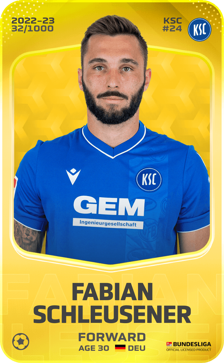 Fabian Schleusener 2022-23 • Limited 32/1000