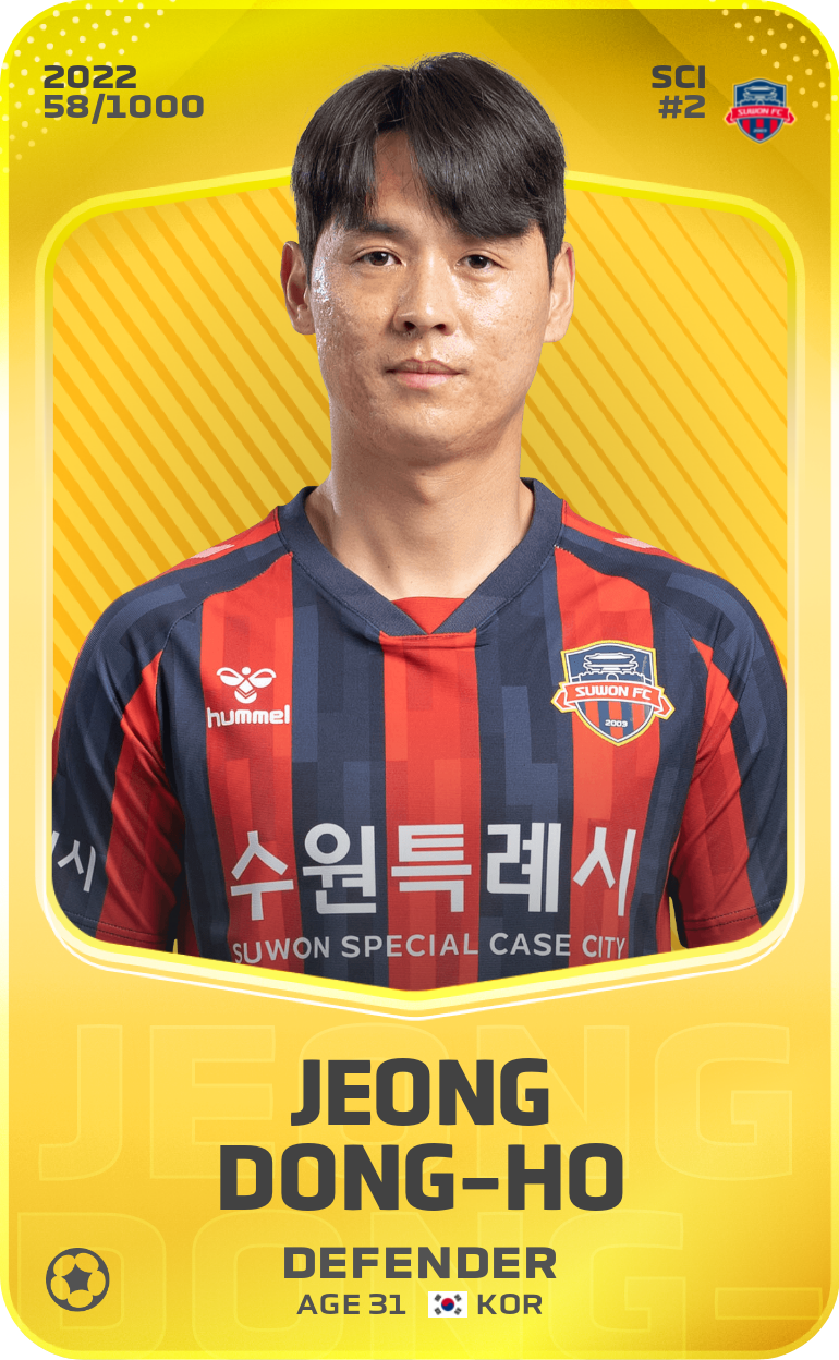 Sorare - Sorare Official - Jeong Dong-Ho 2022-23 • Limited 58/1000 - NFT # 8155020504823100631215852250559990832773096351474612748389824383391234671974