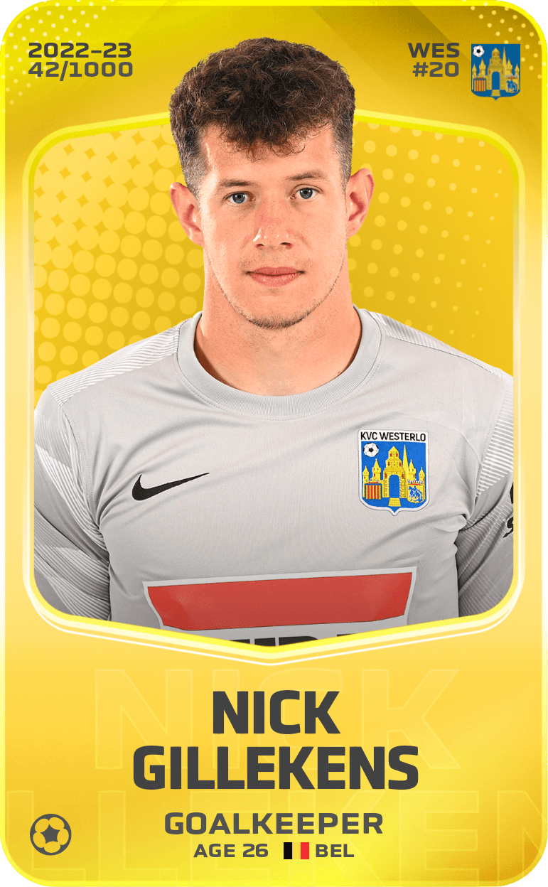 Nick Gillekens 2022-23 • Limited 42/1000