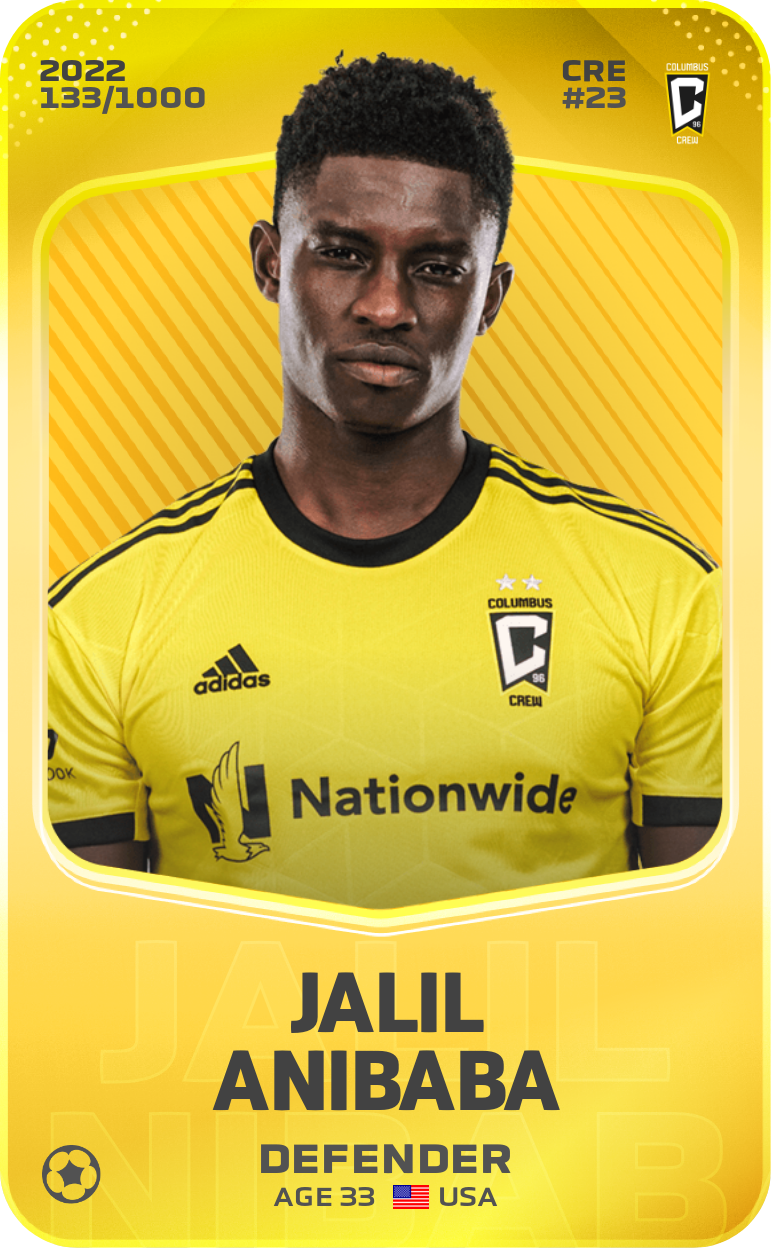 Sorare - Sorare Official - Jalil Anibaba 2022-23 • Limited 133/1000 - NFT # 1965028390485839135965200367985156794680403148544734390724496742769659112733