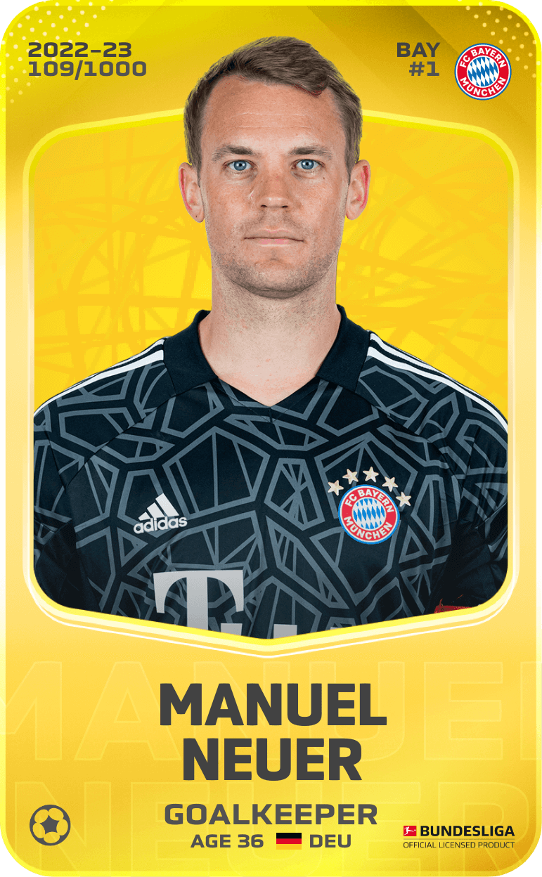 Manuel Neuer 2022-23 • Limited 109/1000