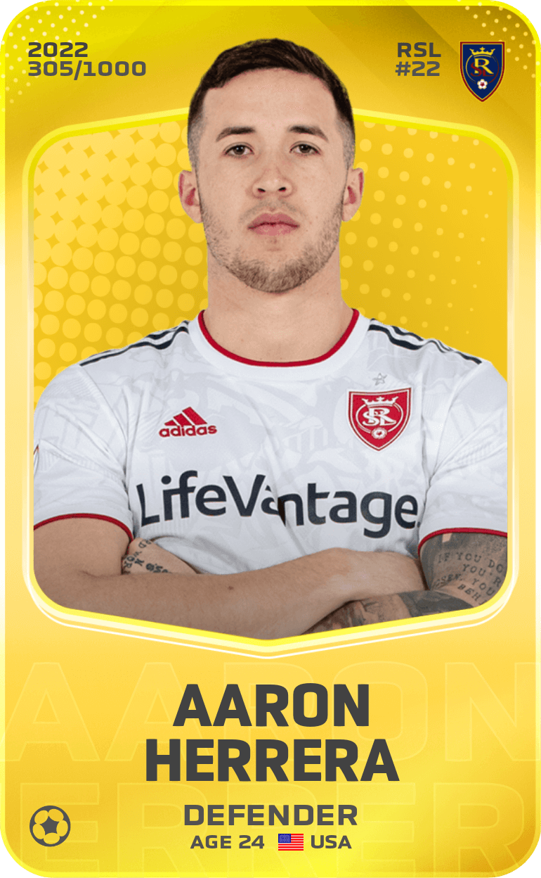 Aaron Herrera 2022-23 • Limited 305/1000