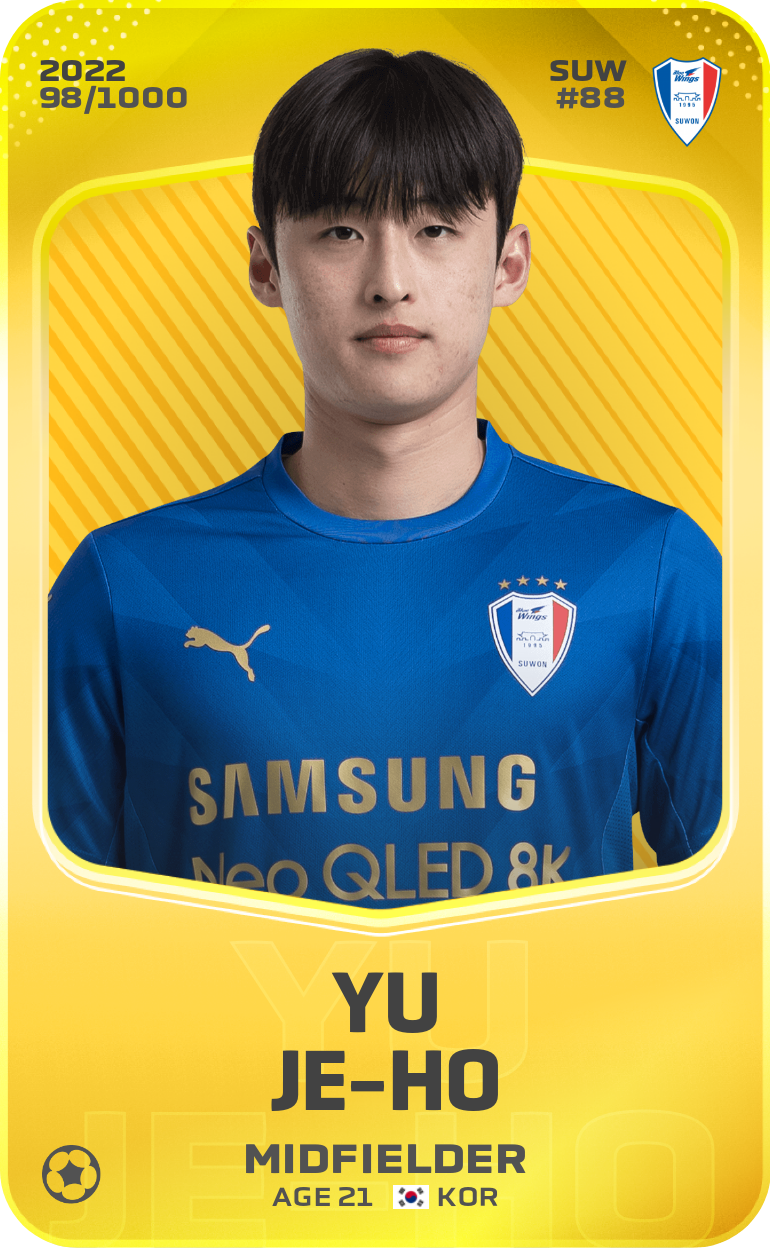 Sorare - Sorare Official - Yu Je-Ho 2022-23 • Limited 98/1000 - NFT # 51181580755572405158009744631840346663547797704318025247353815168040587301552