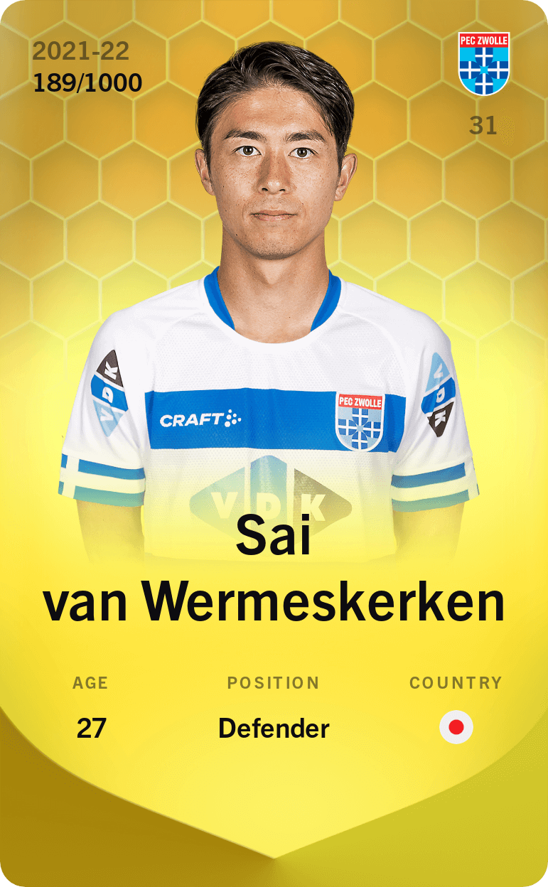 Sai van Wermeskerken 2021-22 • Limited 189/1000