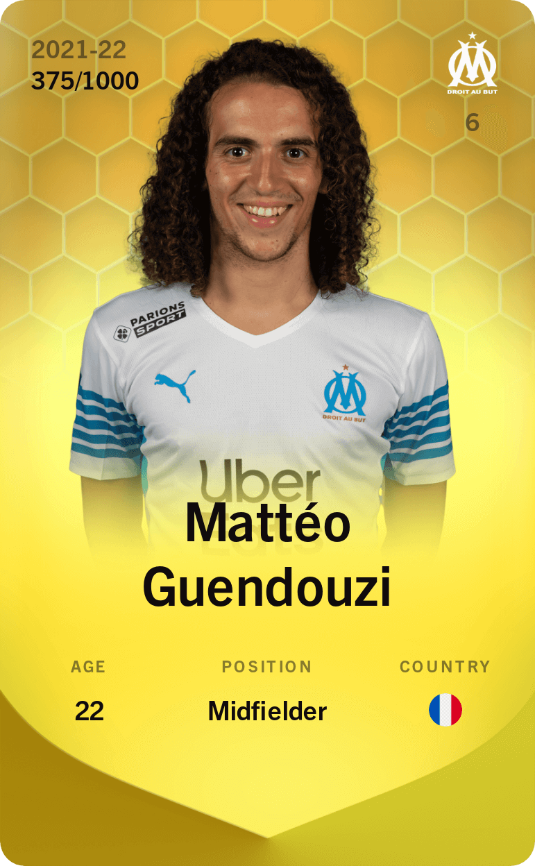 Mattéo Guendouzi 2021-22 • Limited 375/1000