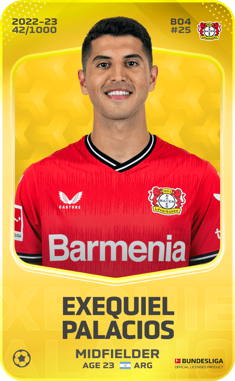 Exequiel Palacios 2022-23 • Limited 42/1000