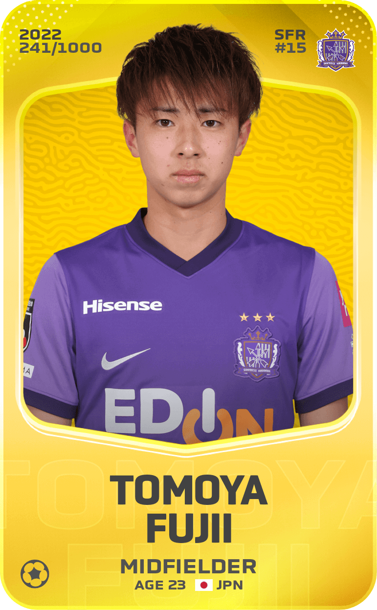 Tomoya Fujii 2022-23 • Limited 241/1000