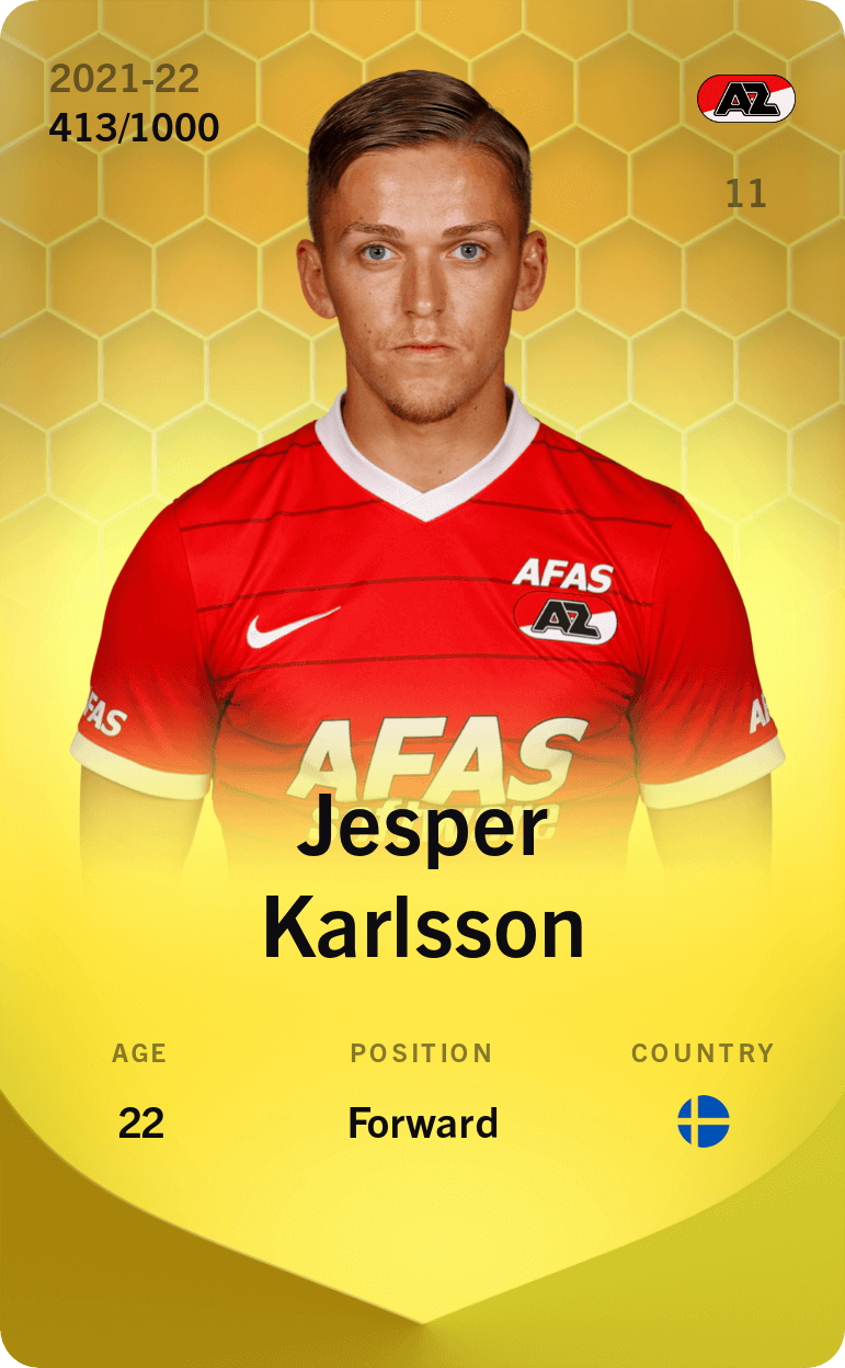 Jesper Karlsson 2021-22 • Limited 413/1000